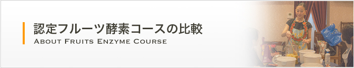 各JFEA認定コースの比較